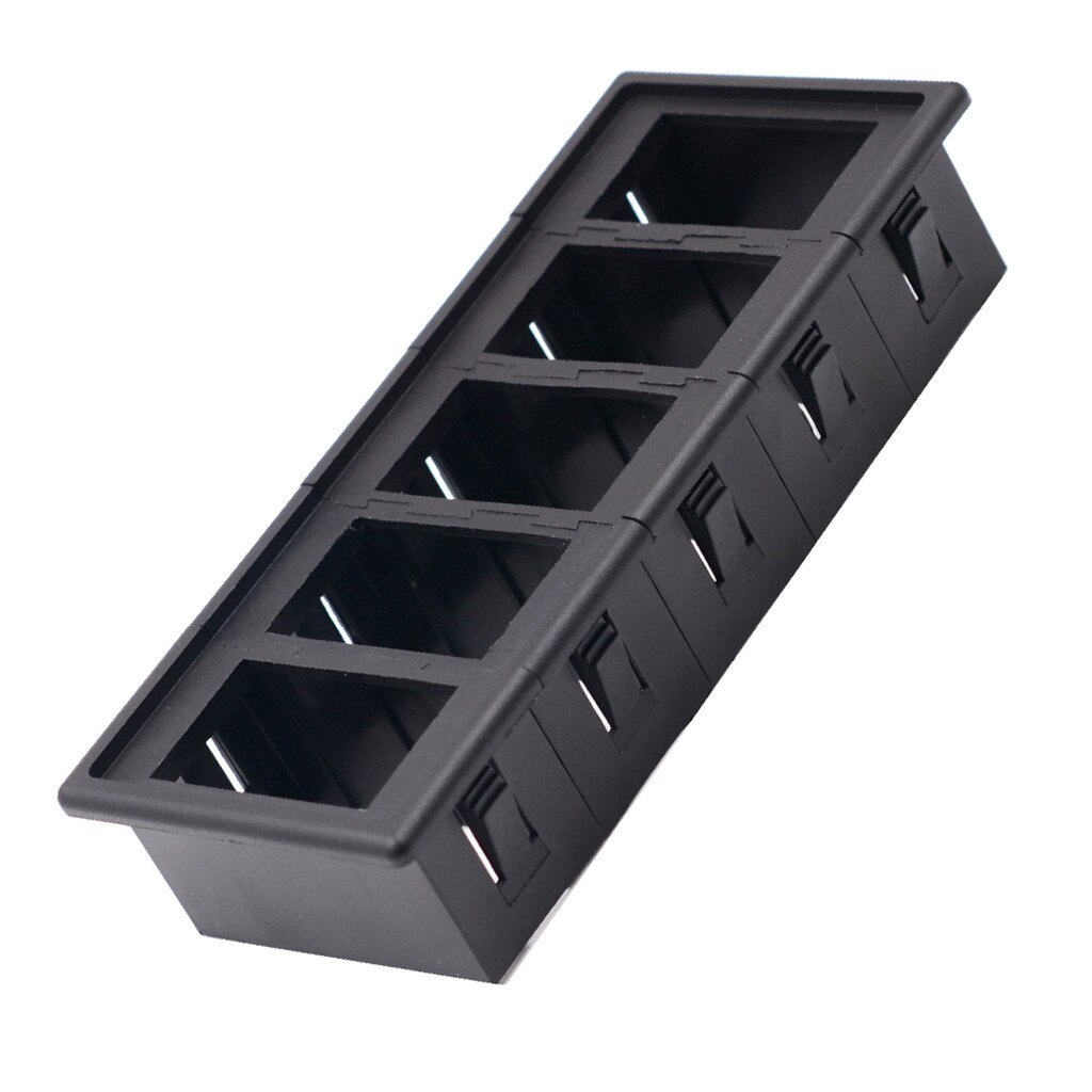 switch fixing frame Car Boat Rocker Switch Clip Panel Patrol Holder High And Low Temperature Resistent Switch Fixed Box 1-8 Hole