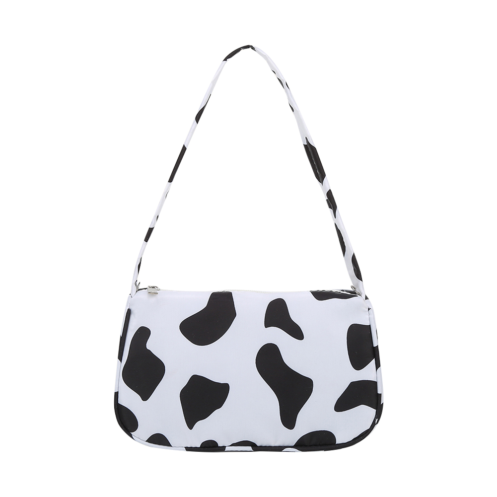 Vintage Vrouwen Canvas Vlinder Koe Afdrukken Schouder Onderarm Tas Casual Dames Handtassen Vrouwelijke Reizen Eenvoudige Top-Handvat Tassen: Style E