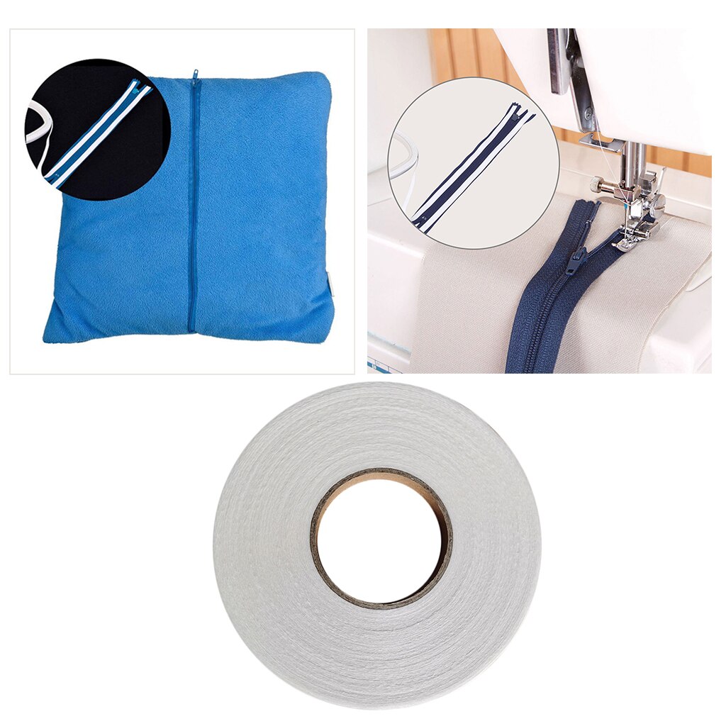 50m Double Sided Tape Quilting Sewing Seam Basting Fusing Wash Away Tape for Home Personal or DIY Craft Use