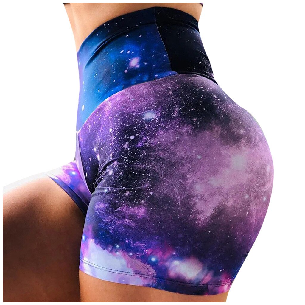 Sport Leggings Ladies'printed Hip Stretch Underpants Running Fitness Pants Squat Proof Pants #40