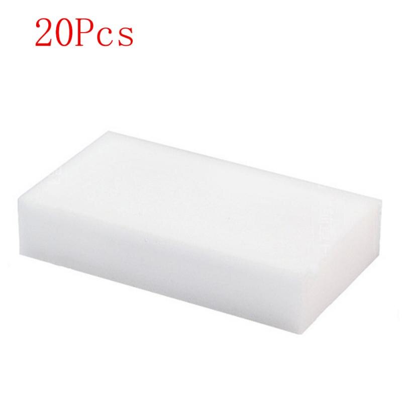 20Pcs Multi-functional Magic Sponge Eraser Eraser Cleaner Cleaning Sponges for Kitchen Bathroom Cleaning Tools 10x6x2cm: Default Title