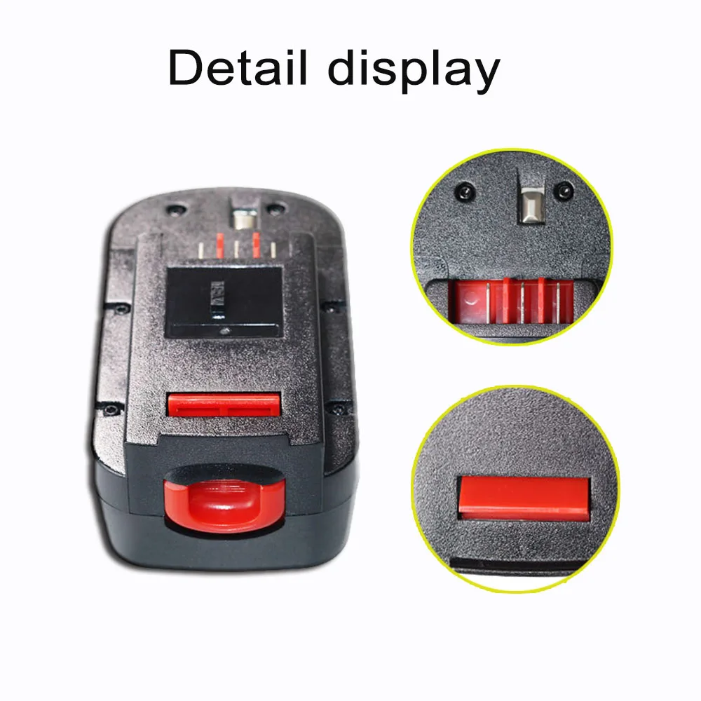18v 10000mah batterie gießen outil elektr ique schwarz & Decker a18 a1718nh benutzer eins b18 HPB18-OPE fs1800cs FS1800D-2 fs1800Ich würde