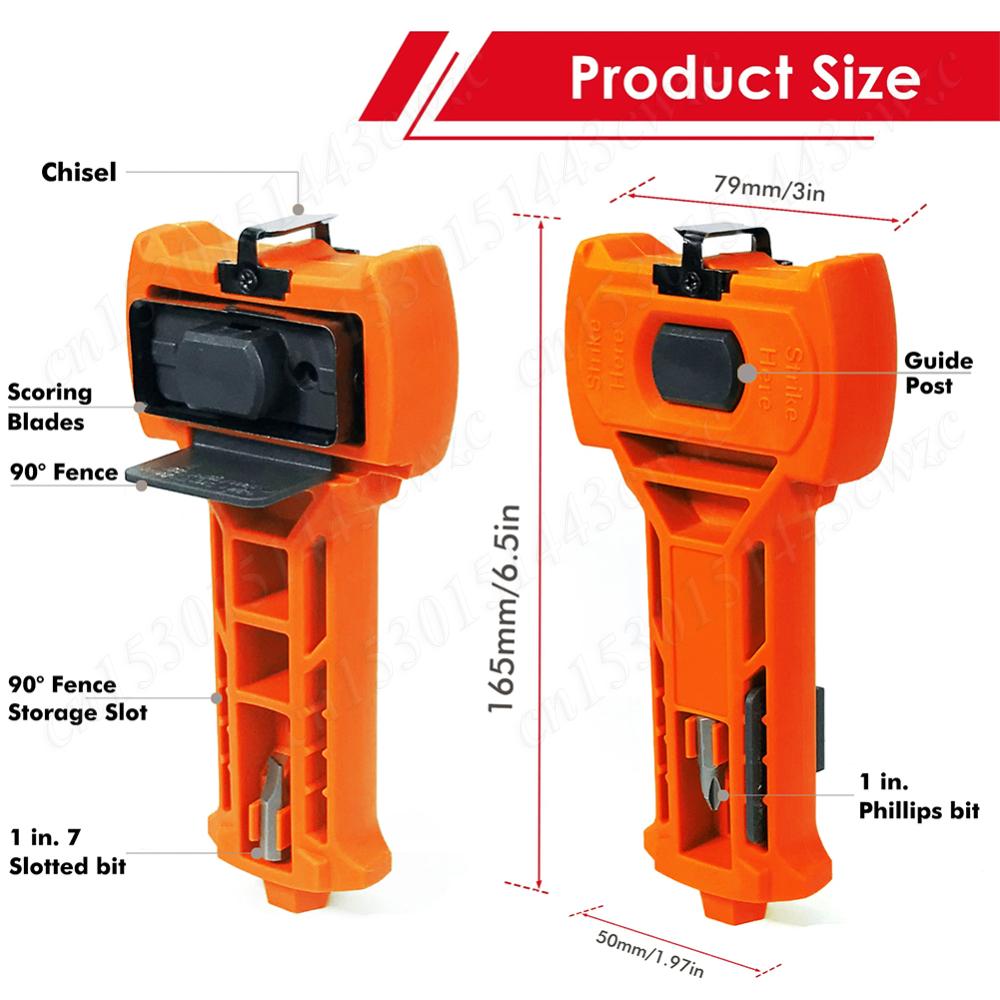 Kit de instalación de bisagras de puerta y pestillo de puerta Kit de instalación de bisagras de puerta DIY/modelo de mortaja para cincel y puntuación precisas