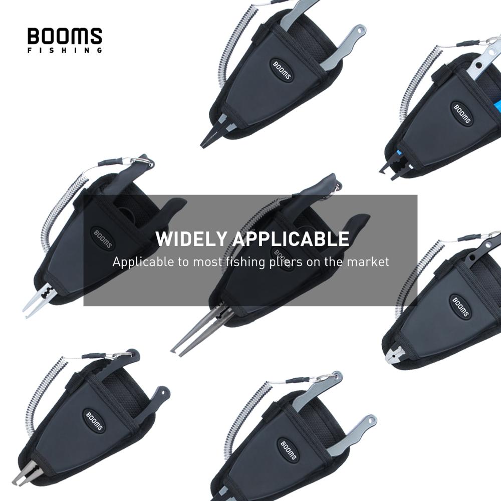 Booms Fishing P01 Fishing Pliers Sheath Suitable Vary Fishing Pliers Comes with Coiled Lanyard