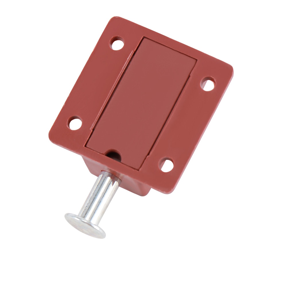 Window Cabinet Push Button Spring Load Automatic Door Bolt Latches Lock Home Improvement Accessories