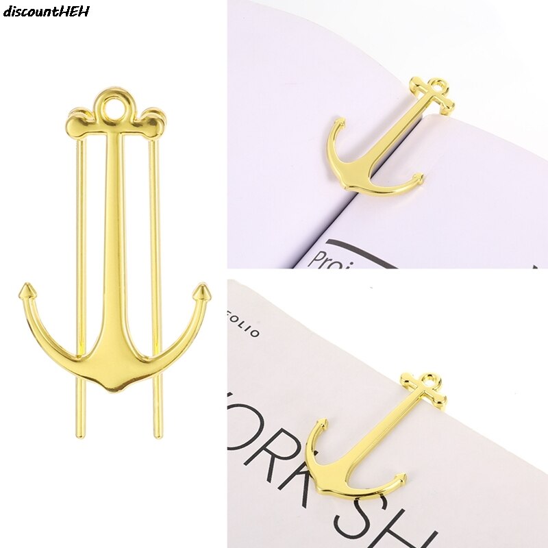 Anchor Bookmarks Bookmark Metal Page Holder for Students Teachers Graduation School Office Supplies