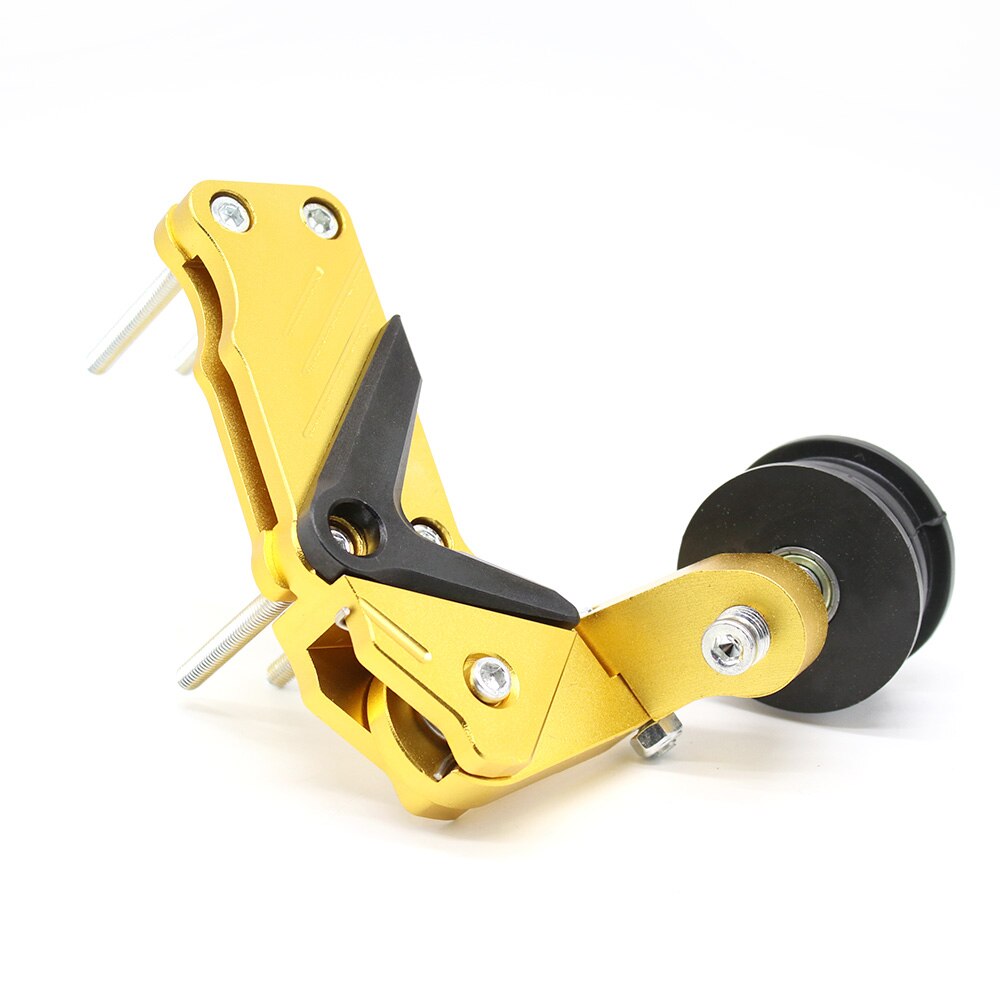 Profesjonalny regulator łańcuch motocyklowy czarny czerwony automatyczny regulator napinacz łańcucha ze stopu aluminium na większość motocykli