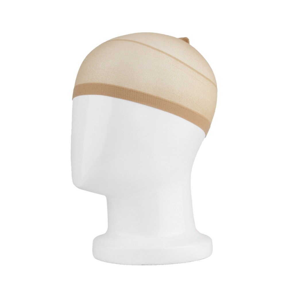 Filet pour perruque, bonnet de , réutilisable, élastique et extensible, pour hommes et femmes, 4 pièces/lot: Nude