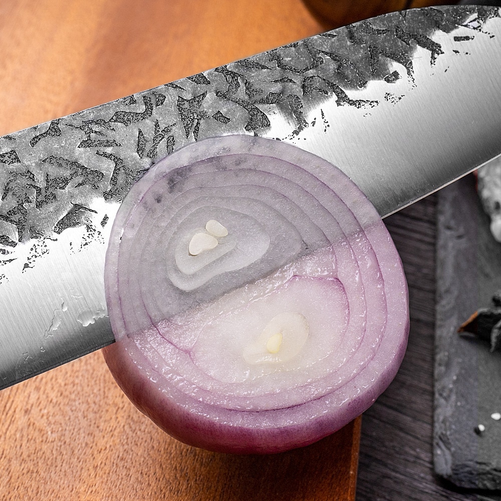 Couteau de Chef japonais forgé à la main, ustensile de Chef pour le saumon, Sushi, Sashimi, couteau à fileter le poisson, couteau de cuisine en acier inoxydable