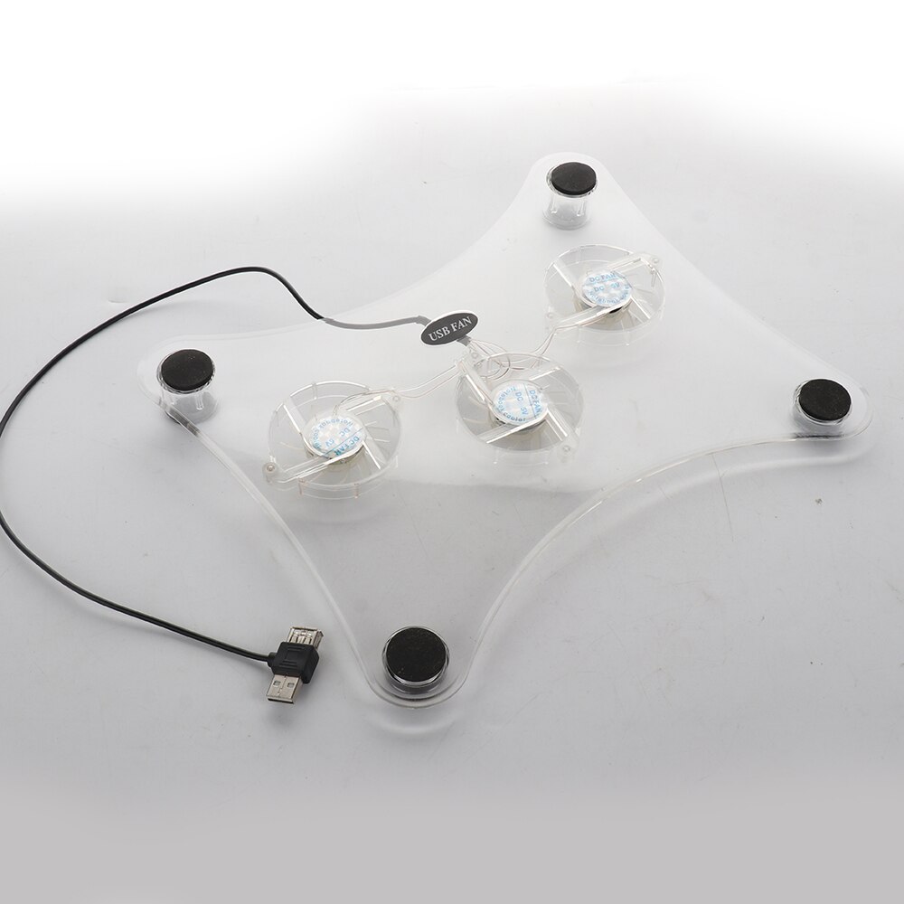 Laptop Stand Laptop Desk Support Three Cooling Fan Notebook Computer Stand USB Rack Holder Cooling Heat Dissipation Stand