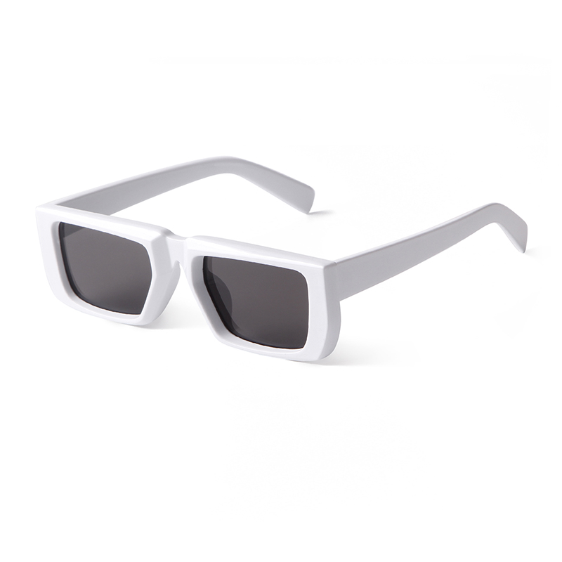 HISTORIA Retro verde rectángulo gafas de sol mujeres hombres Vintage tortuga marco cuadrado gafas de sol UV S2340M: Rojo