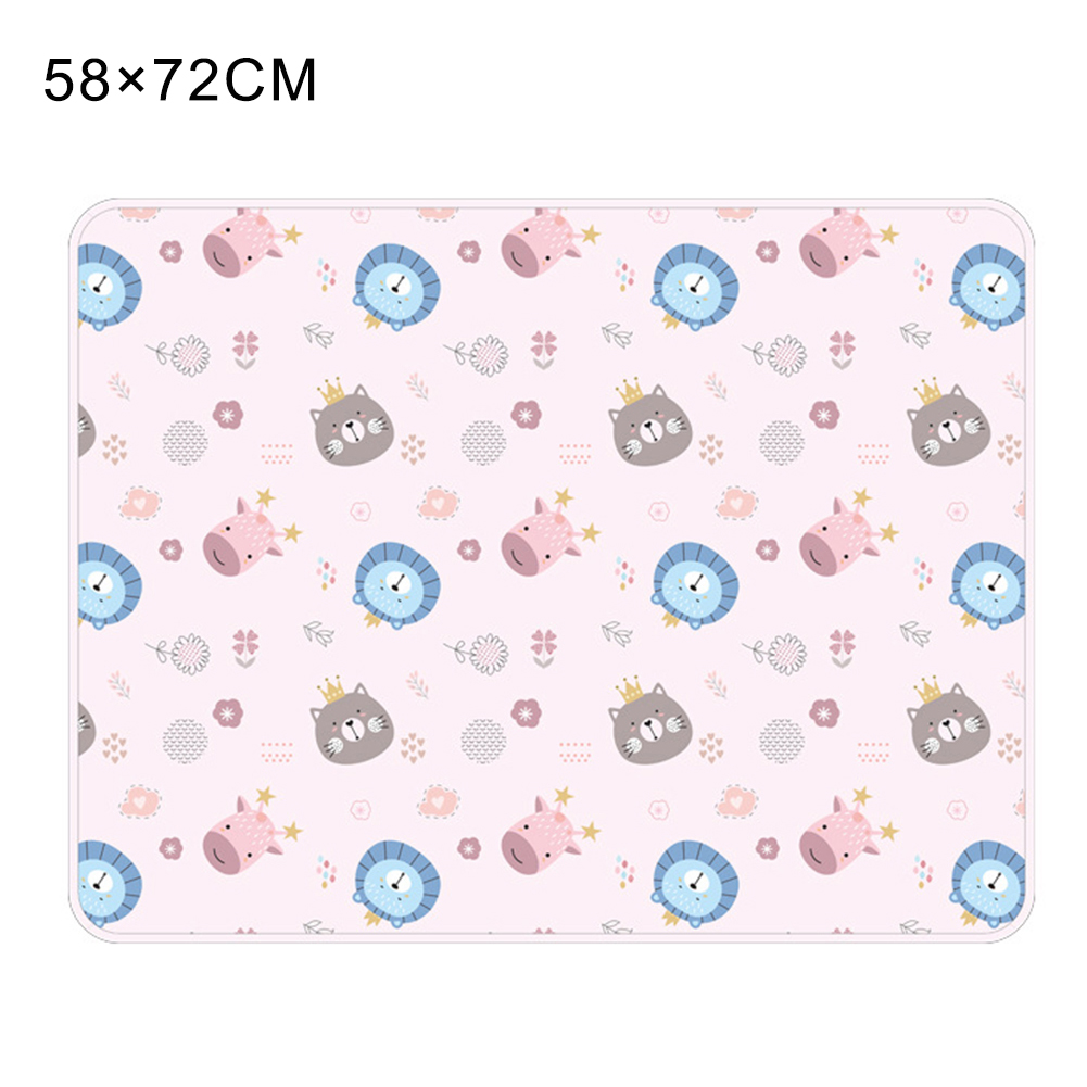 Bebê fralda fralda urina tapete criança à prova dwaterproof água cama mudando capa almofada reutilizável urina esteira do bebê portátil 58*72 cm de alta qualidade: Ouro / Dourado