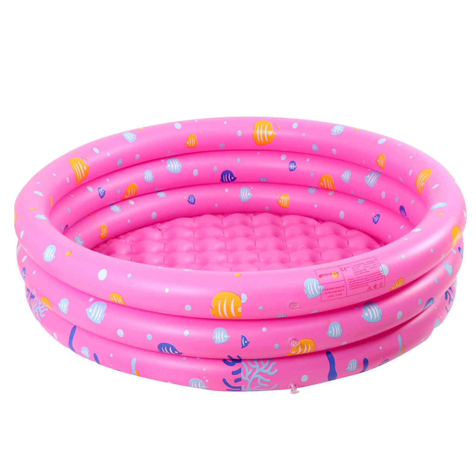 Piscine gonflable pour bébé, jouet de pataugeoire pour enfants, baignoire ronde de jardin pour enfants: Pink