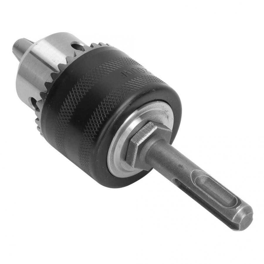 Drill Chuck 1.5-13mm 1/2-20UNF Key Type Drill Chuck with SDS Round Shank Adapter Electric Hammer Converter