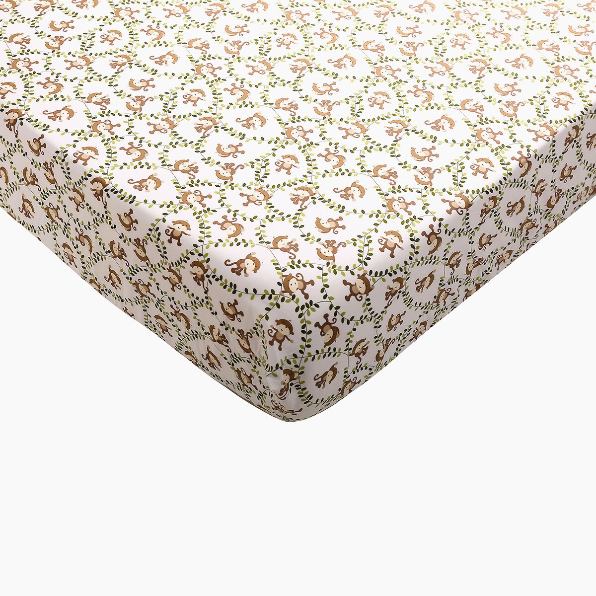 3PCS safari cotton Crib bedding set baby sheet cama infantil bed Baby Bedding Sets,Fitted Sheet, Crib Quilt, Dust Ruffle