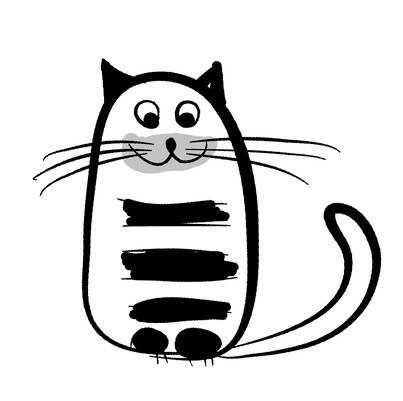 1 st Japanse Gerechten Schotel Snack Tray Fruit Lade Cartoon Platen Dienblad: Happy cat