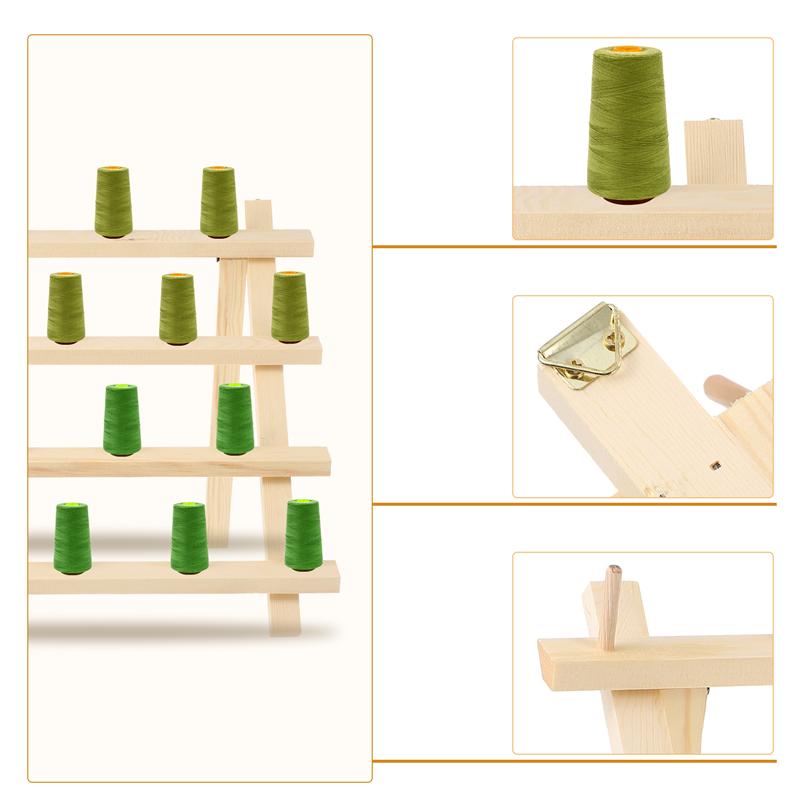 Practical 20-Spool Thread Holder Sewing Thread Rack Sewing Thread Storage Rack