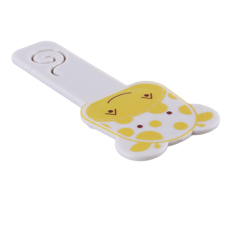 Portable Cartoon Toilet Lid Flipper Hand Uncovering Cover Handle Toilet Seat Lifter Bathroom Accessory: yellow