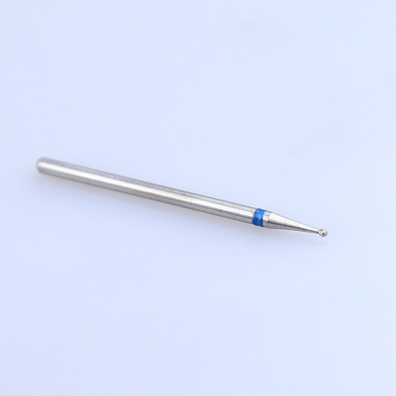 Taladro de uñas cortador de diamantes para aparatos de manicura para máquina de manicura fresadora para uñas boquilla para manicura pedicura: 1.0mm