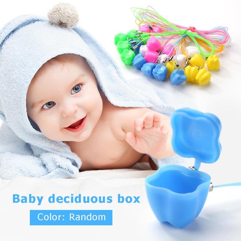 Caja de dientes de leche en forma de dientes para niños, recuerdo para guardar dientes de bebé, Mini cajas de almacenamiento de dientes para niños, contenedor de recogida, 5 uds.