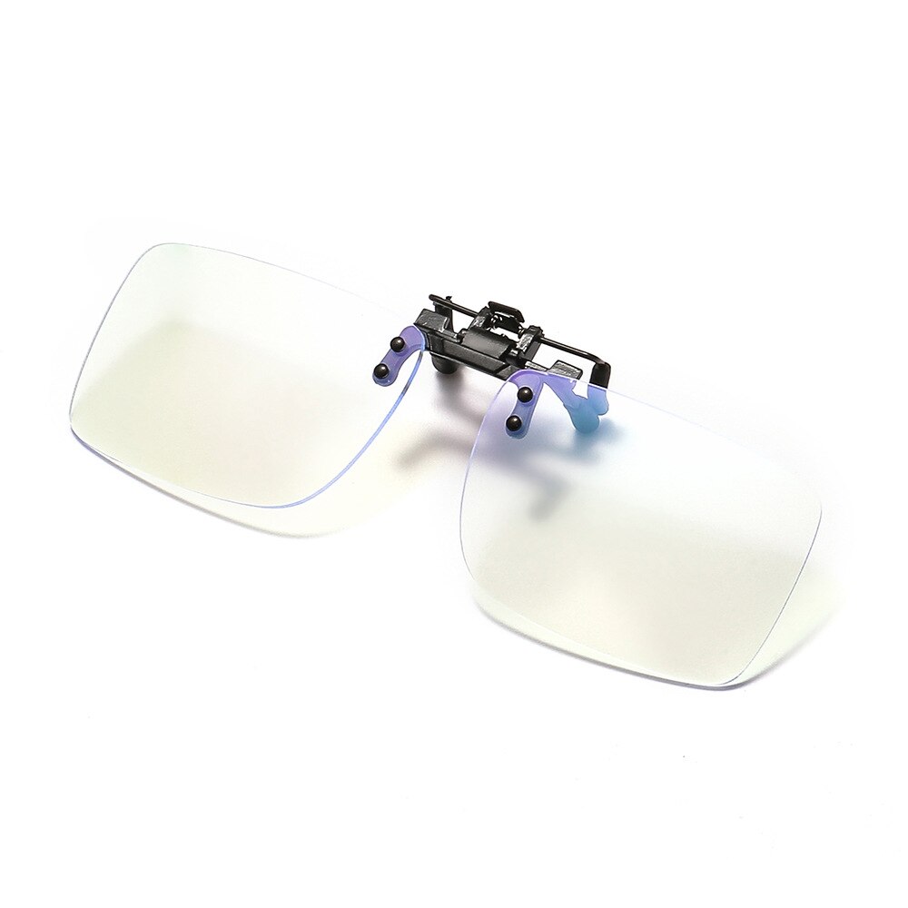 Zerosun Computer Glasses Lens Clip Yellow Clear Tint Lens Gaming Eyewear Block Blue Light Eye Protect No Degree: Clear