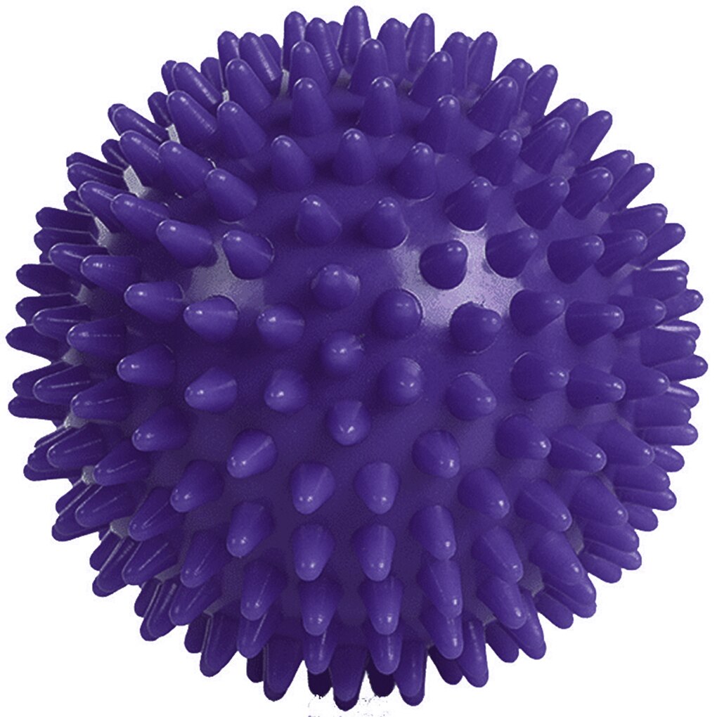 Spiky Fitness PVC Hand Massage Ball Trigger Point Sport Fitness Roller Portable Yoga Ball Hedgehog Sensory Training Grip Ball: MULTI