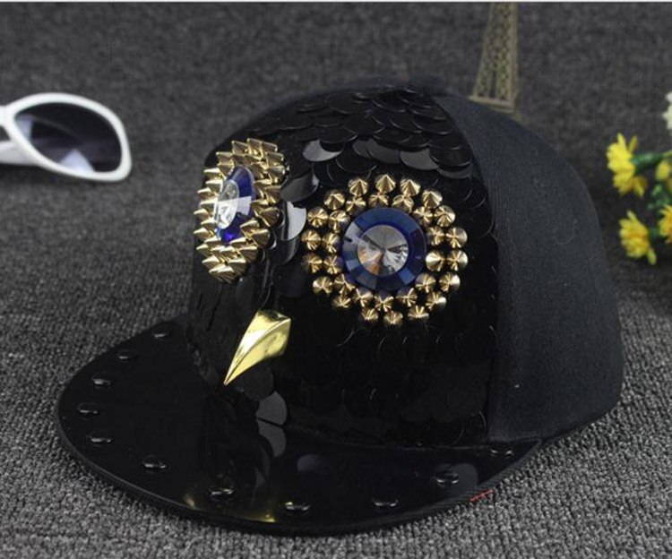 Doitbest Europa Metal Punk Kids Baseball Caps Klinknagels Kinderen Hip Hop Cap Snapback Caps Jongens Meisjes Pet Ouder-kind Hoed: 3 / for kids