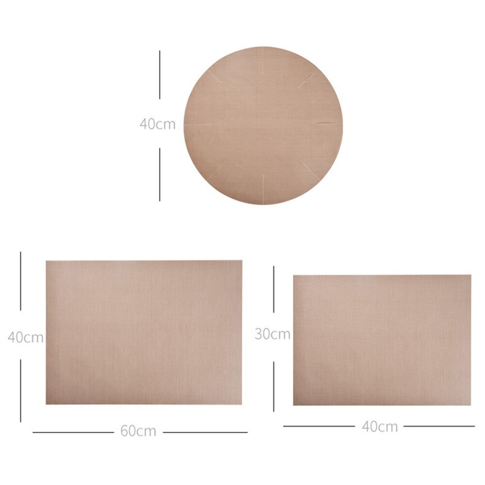 Reusable Baking Mat Washable Oven Sheet Oilpaper High Temperature Resistant Bread Cookie Pastry Non Stick Baking Sheet Oilcloth