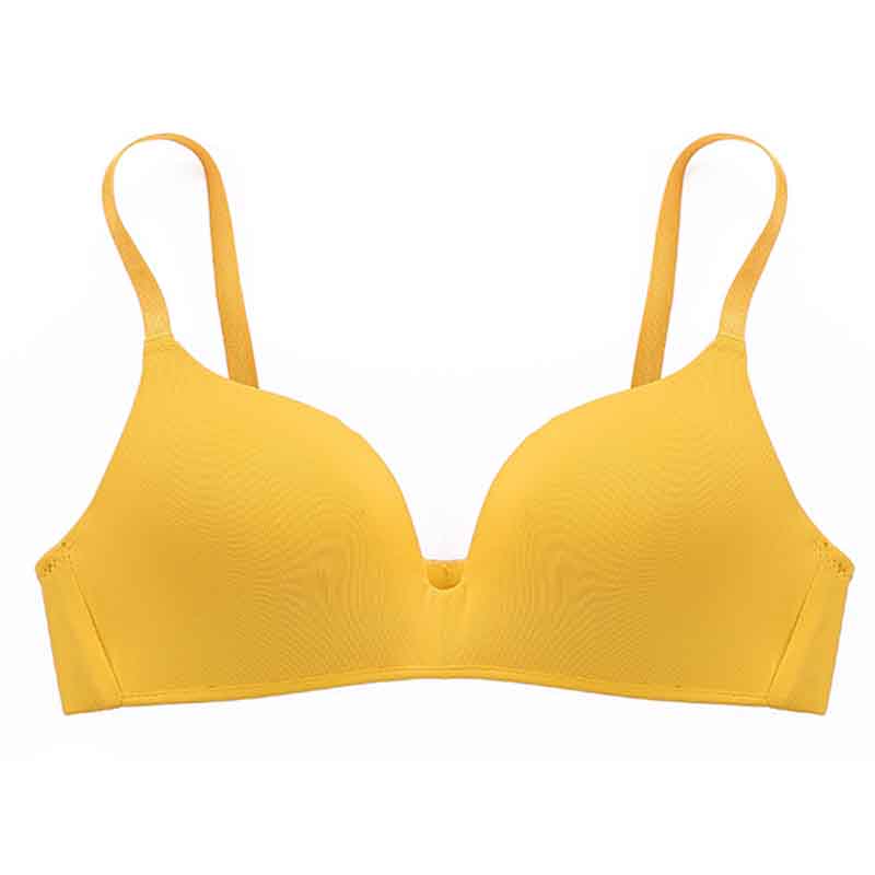 Women Seamless Bra Sexy No Wire Push Up Underwear Girls Students Breathable Thin 12 Colors Bras