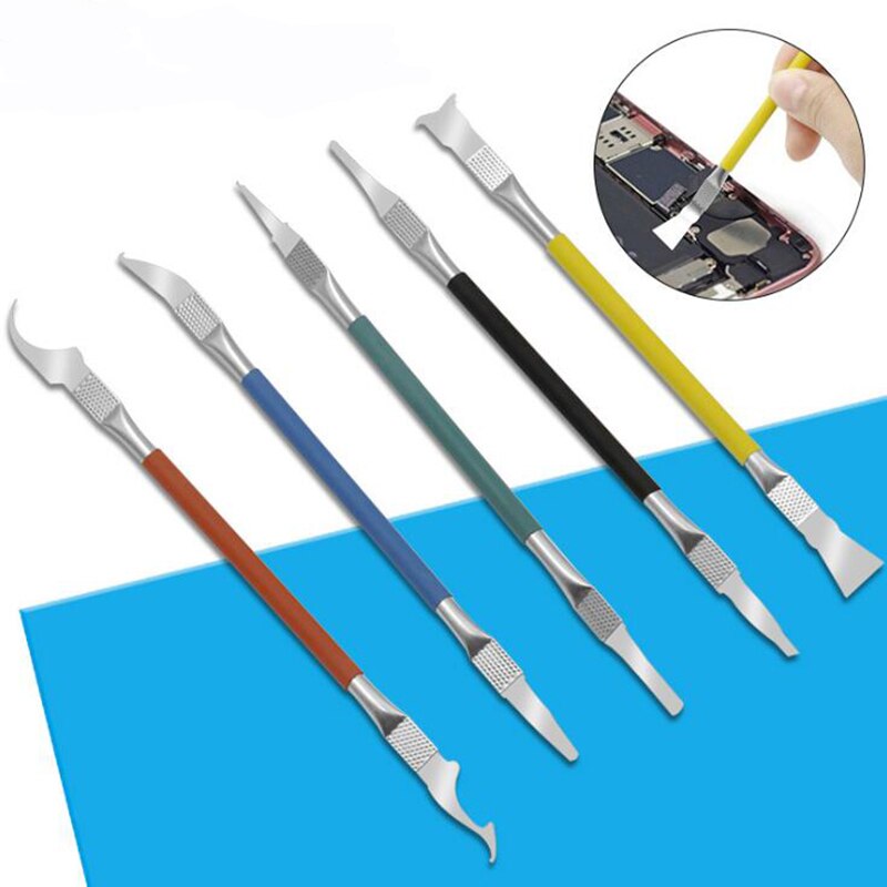 5Pcs/set Protable Dual Ends Pry Bar Dismantling Bar Tablet Mobile Phone Repair Tools Non-slip Crowbars