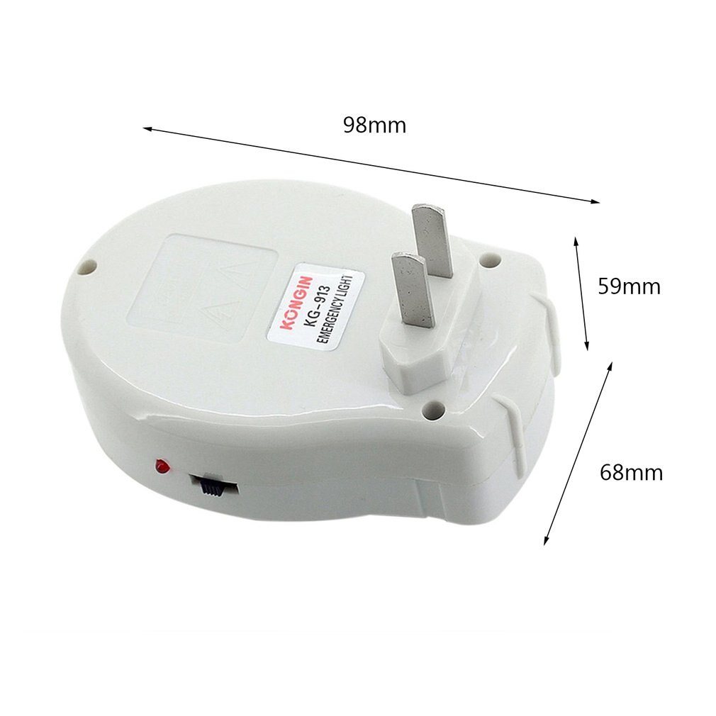 2W 13 LED Rechargeable Home Emergency Light Automatic Power Failure Outage Lamp Bulb Night Light 110-240V US Plug