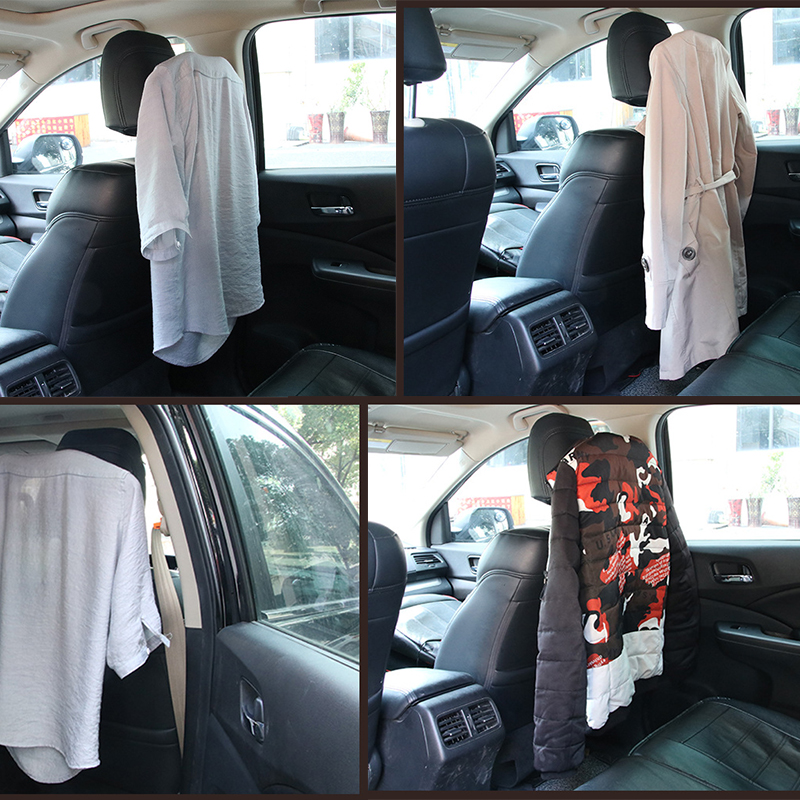 Perchero para asiento de coche, soporte para colgar ropa, reposacabezas automático, chaquetas de viaje, bolsas, accesorios para coche