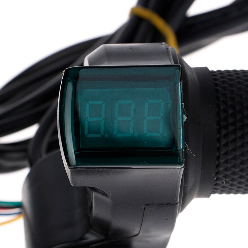1 par e cykel twist gashåndtag med håndtag til elektrisk cykel gashåndtag med lcd håndtag gashåndtag 12-96v