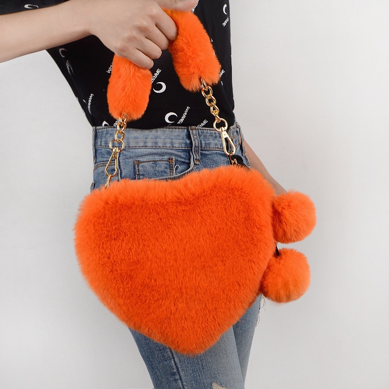 Bags High Imitation Rabbit Fur Bags Portable And Diagonal Bags Wild Factory Direct Sales Recruit Agent