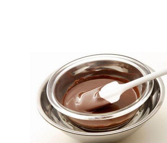 240mm White Small Butter Mixer Spatula Scraper Cutting Edge With TPR Material,PP Handle Baking Decorating Tools