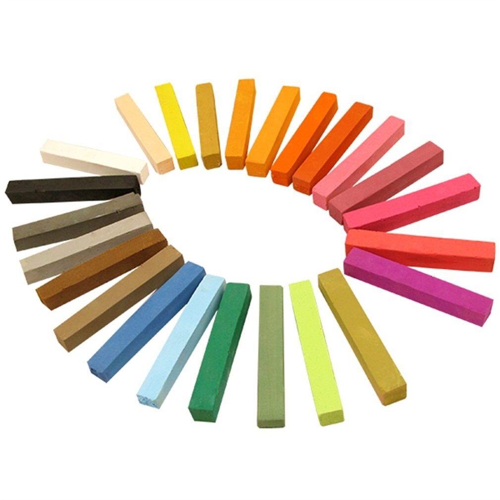 24 Pro Couleurs Temporaire BRICOLAGE Doux Pastels Teinture Pour Cheveux Craies Salon Non Toxique
