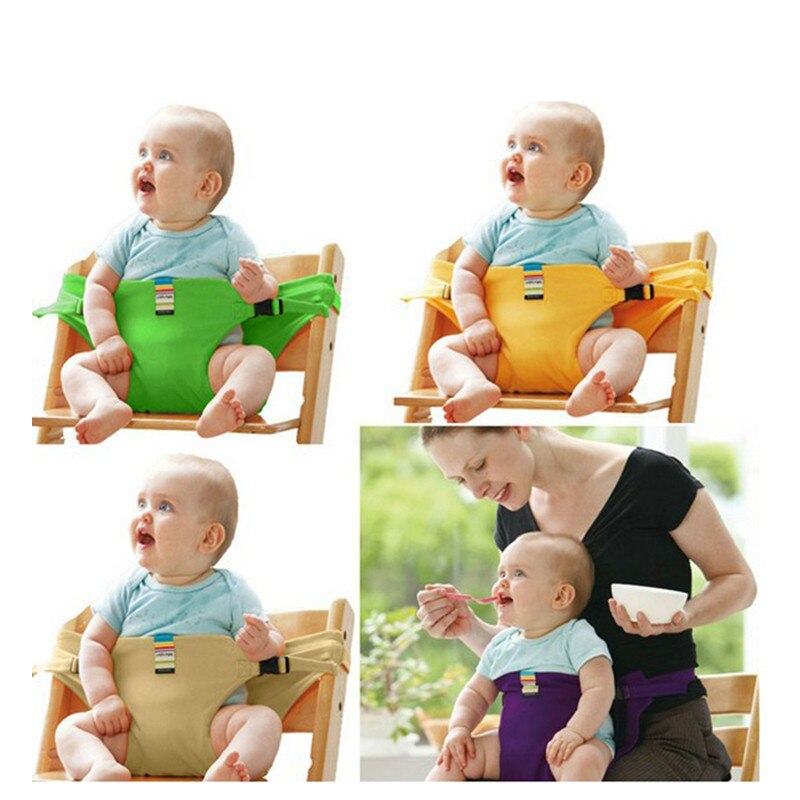 Baby matsal lunchstol / säkerhetsbälte / bärbar spädbarnsstol / matsal stolskydd / bebe seguridad