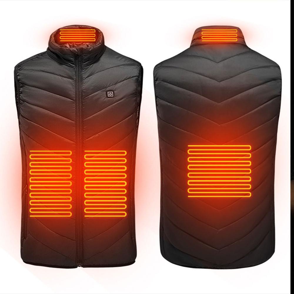 Verwarming Vest Wwashable Usb Opladen Verwarming Warm Vest Drie-Speed Control Temperatuur Maximale 45 ° C Golf S ~ 4xl Zonder Batterij: M