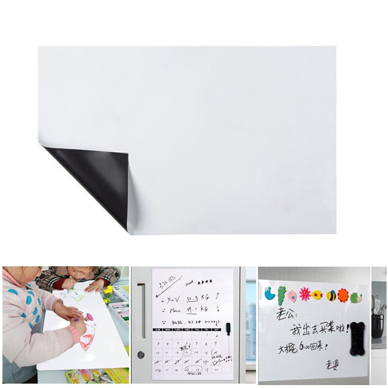 Erase Drawing Board Message Board Soft Whiteboard Fridge Sticker Magnetic Board Home Office
