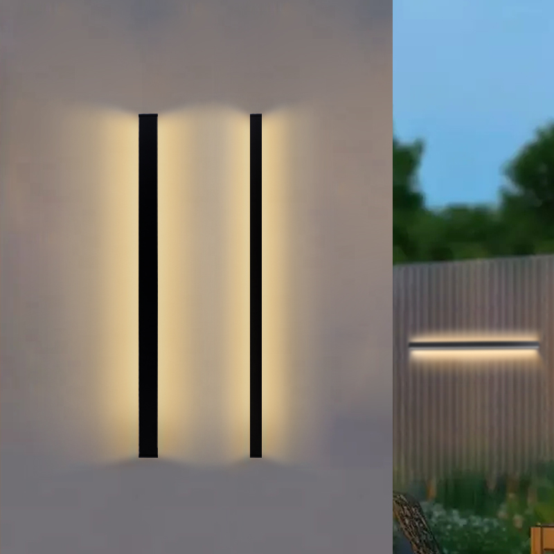 150cm lange væglamper linje minimalistisk lys lang strimmel udendørs vandtæt havedekoration villa baggrundsvæg havelys