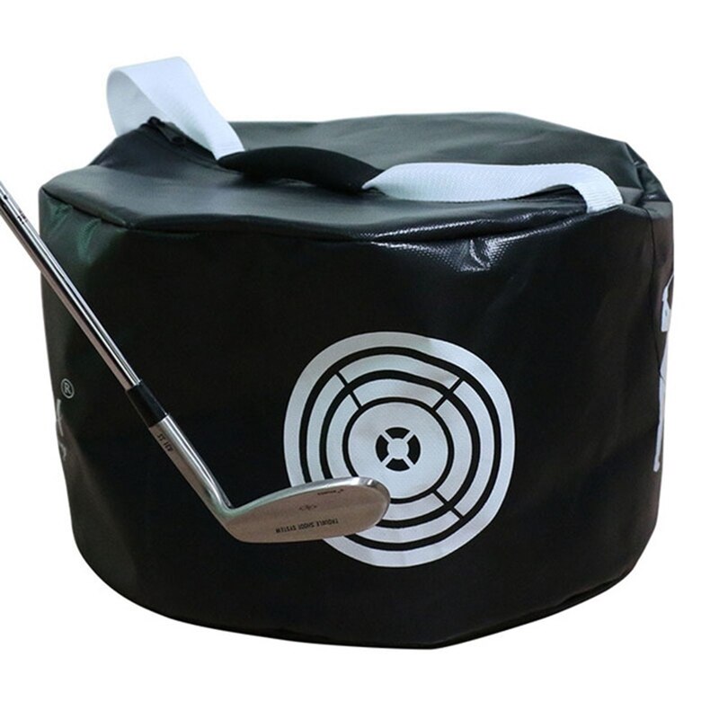 Golf Power Impact Swing Aid Bag Practice Training Smash Hit Strike Bag Trainer Exercise Package Multi-function Aids: BK
