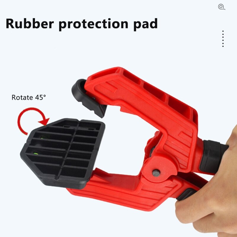 Multifunction Strong Spring Clamp with Spirit Levels Adjustable Heavy Duty Clip Quick Grip for Woodworking Clamping DIY