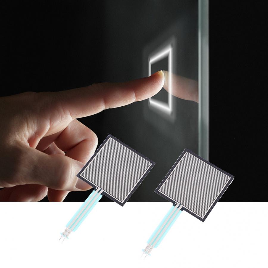 2pcs Flexible Film Pressure Sensor Force Sensitive Resistor 20g-10kg RP-S40-LT