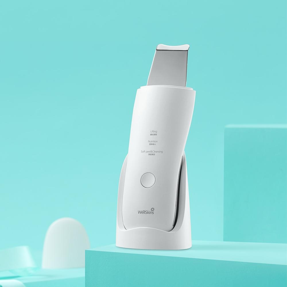 Xiaomi MIJIA Ultrasonic Facial Skin Scrubber Deep Face Cleaning Peeling Skin Care Device xiomi Smart home Chip Beauty Instrument