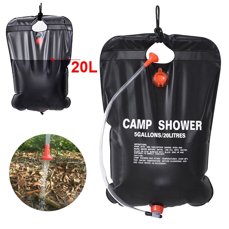 Water Bag 20L Outdoor Camping Douche Bag Draagbare Douche Solar Bad Voor Camping Outdoor Baden Wandelen Water Hydration Pack
