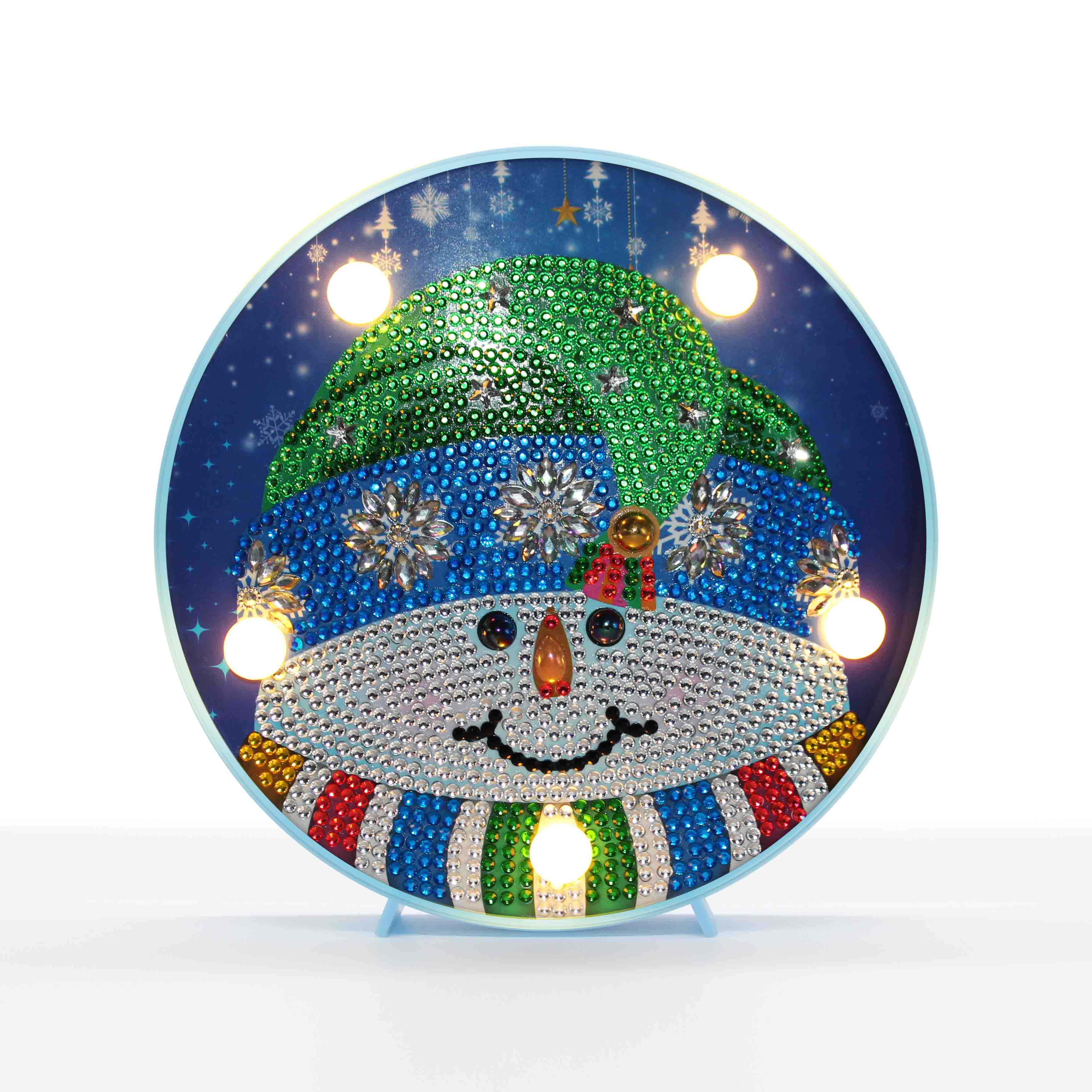 Diamond Painting LED Lamp Light 5D Diamond Embroidery Landscape DIY Diamond Mosaic Christmas Craft