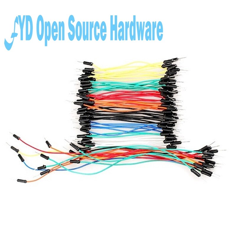 65PCS Male to Male Solderless Breadboard Jumper Cable Wires for