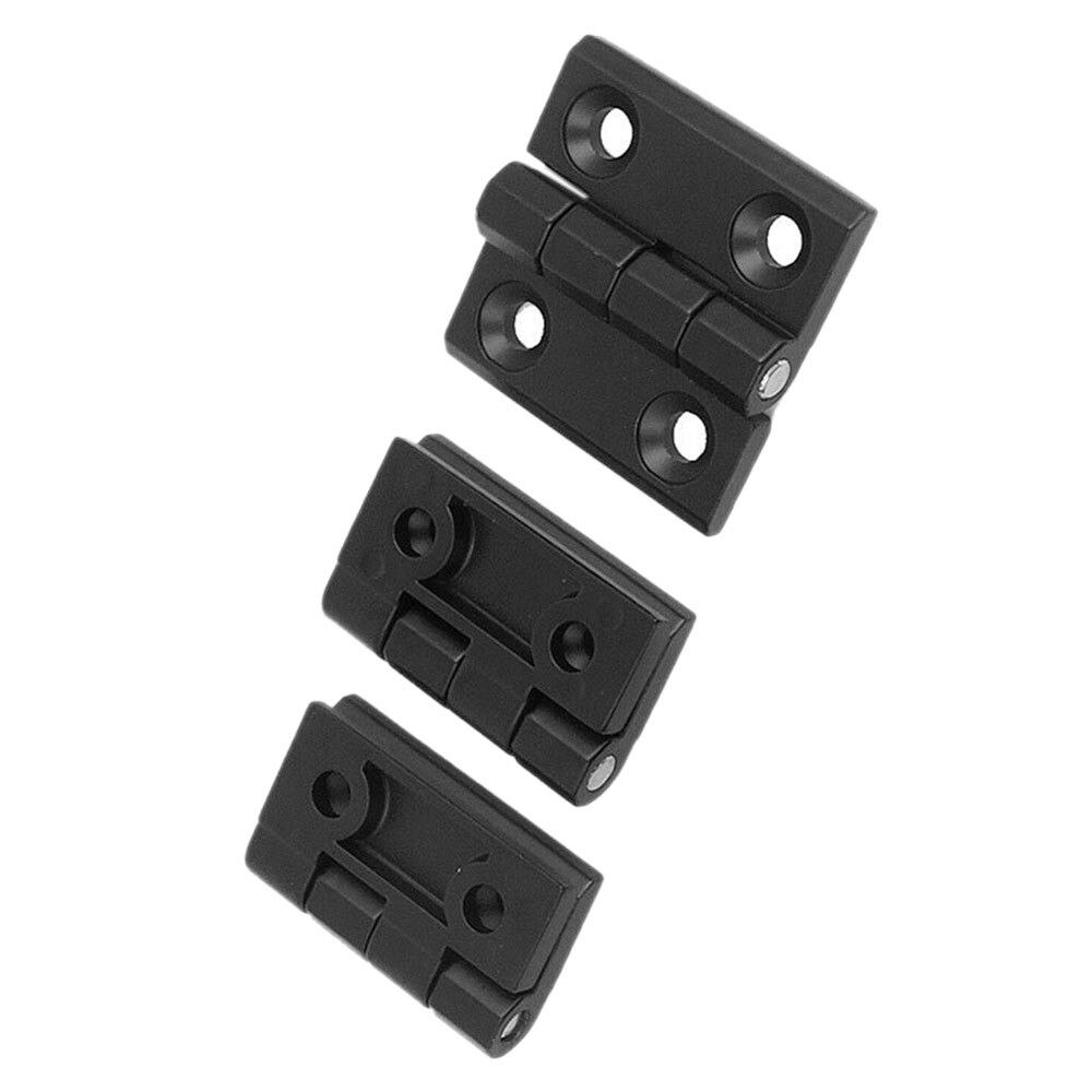 6 X Black Aluminium Meubels Kastdeur Scharnier 50Mm X 50Mm