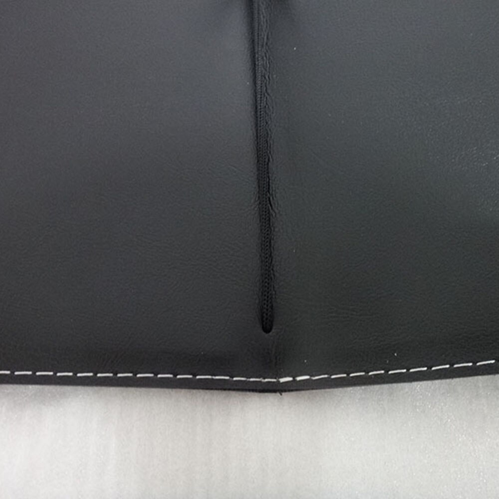 Kunstleder Stil Restaurant Menü Abdeckung Schwarz Farbe Traditionelle Einfachheit Menü Hülse A4 A5 Größe Zeigt vier Seiten
