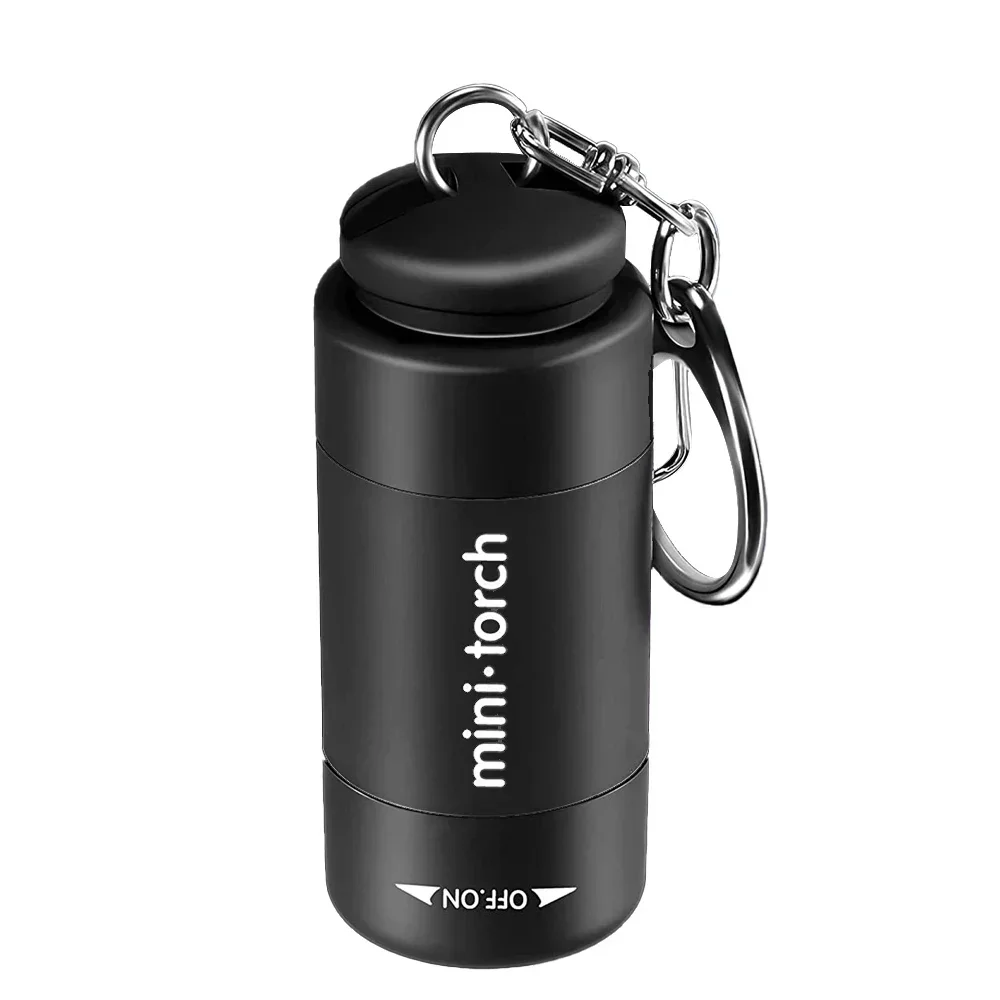 Mini LED Taschenlampe USB Aufladen Taschenlampe Schlüssel bund tragbare Tasche Taschenlampe wasserdichte draussen tragbare Beleuchtung: Ursprünglich Titel
